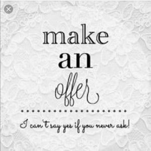 Make an offer. All reasonable offers considered